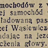 Starcie samochodów z wozami Starcie samochodów z wozami, 1934