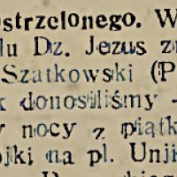 Śmierć postrzelonego, 1934