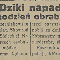 Dziki napad, 1934