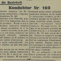 Konduktor nr 162 Konduktor nr 162, 1934