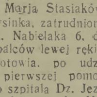 Wypadek w fabryce Wypadek w fabryce, 1934