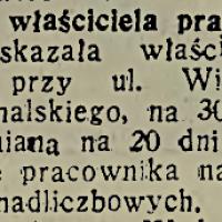 Ukaranie właściciela pralni Ukaranie właściciela pralni, 1934