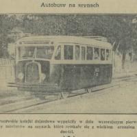 Autobusy na szynach, 1934