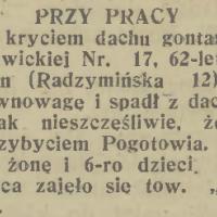 Przy pracy, 1934