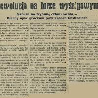 Rewolucja na torze, 1934