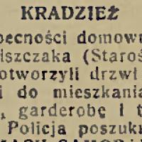 Kradzież, 1934