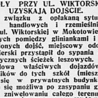 Dojście do szkoły, 1934