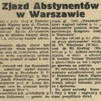 Zjazd abstynentów, 1934