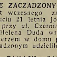 Zaczadzeni, 1934