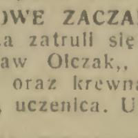Zbiorowe zaczadzenie, 1934