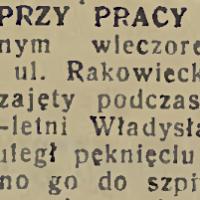 Przy pracy, 1935