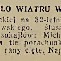 Porachunki osobiste, 1935