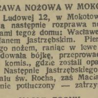Rozprawa na Ludowej, 1935