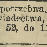 Pokojówka potrzebna, 1935