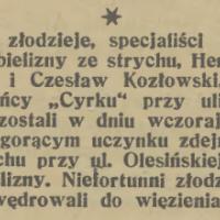 Złodzieje bielizny, 1935