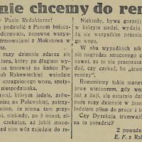 Nie chcemy do remizy Nie chcemy do remizy, 1935