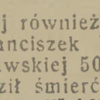 Z niewiadomej przyczyny, 1935