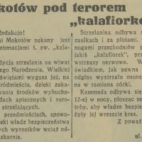 Teror kalafiorków, 1935