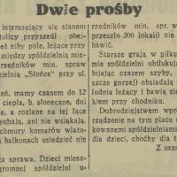 Dwie prośby, 1935