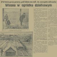 Wiosna w ogródku, 1935