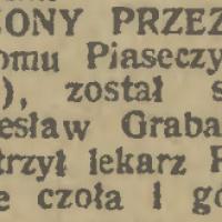 Potłuczony przez krowę, 1935