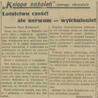 Nerwom wytchnienie, 1935