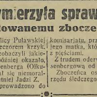 Matka wymierza sprawiedliwość, 1935