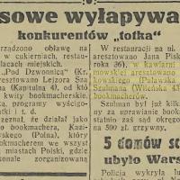 Konkurenci totka, 1935