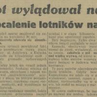Samolot na ulicy, 1935