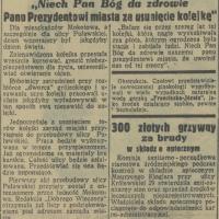 Ludność dziękuje, 1935