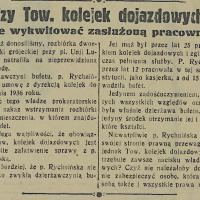 Wykwitować pracownicę, 1935