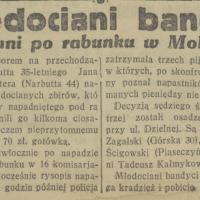 Młodociani bandyci, 1935