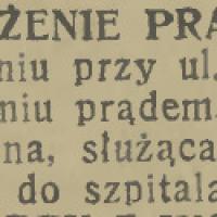 Porażenie prądem, 1938