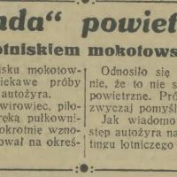 Windą do nieba, 1935