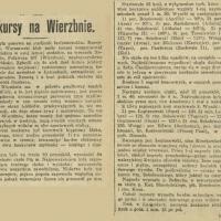 Konkursy na Wierzbnie. Zawody konne. 1935