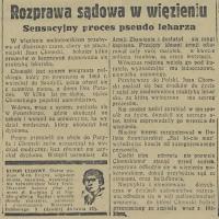 Rozprawa w więzieniu, 1935