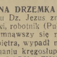 Śmiertelna drzemka, 1935