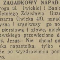 Pomści się krwawo, 1935