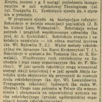 Zjazd rekolekcjonistów, 1935