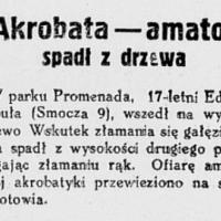 Akrobata - amator, 1936