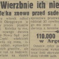Kolejka przed sądem, 1936