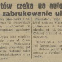 Mokotów czeka na autobusy, 1936