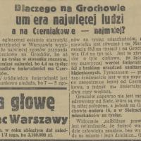Czerniaków najzdrowszy, 1936
