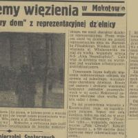 Nie chcemy więzienia, 1936