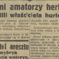 Nocni amatorzy herbaty, 1936