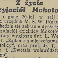 Z życia Przyjaciół, 1936