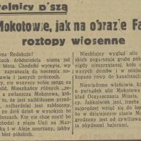 Jak na obrazie Fałata, 1936