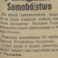 Samobójstwo na łąkach, 1936