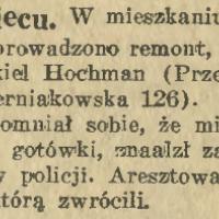 Majątek na piecu, 1936