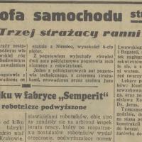 Katastrofa samochodu strażackiego, 1936